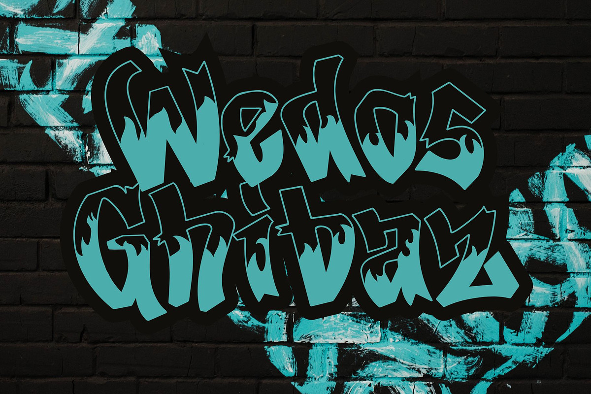 Rocker Rusher, a Script Font by Letterafa Studio (Photo 3 of 6)