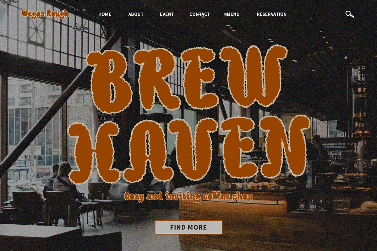 Wegas Rough, a Sans Serif Font by Craft Supply Co. (Photo 3 of 8)
