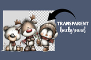 Whimsical Christmas Clipart Bundle, an Illustration by Designworld (Thumbnail 3 of 6)