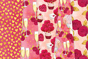 Watercolor Valentine's Day Patterns, a Pattern Graphic by Avenie Digital (Thumbnail 4 of 4)