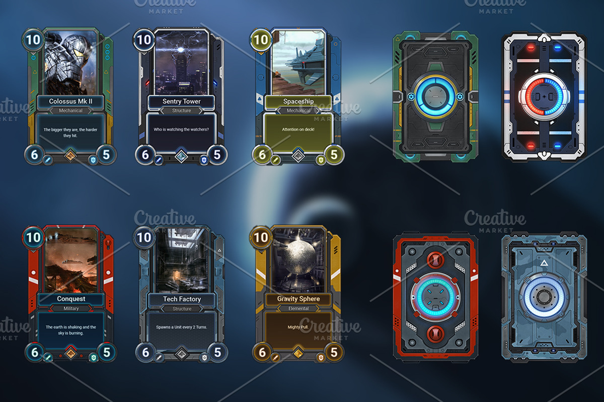 Futuristic Card Bundle, a Graphic by Kodiak Graphics (Photo 2 of 2)