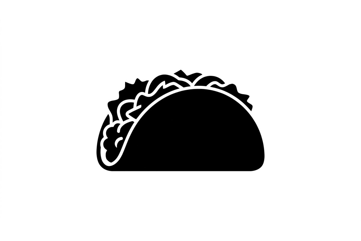 Stuffed Taco Silhouette Collection, an Object Graphic by Designer_Momina (Photo 2 of 3)