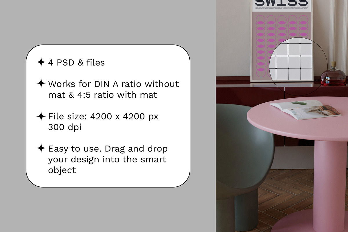 Mockup Set. Silver Frame Mockups ARI, a Household Mockup by Bonumo (Photo 3 of 10)