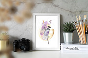 Lilac Watercolor Clipart Set, a Seasonal Illustration by Leonaa art (Thumbnail 7 of 8)