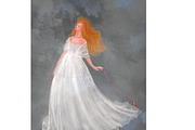 Graceful Women in White Dresses, a Person Illustration by tranyenhanu (Thumbnail 2 of 3)