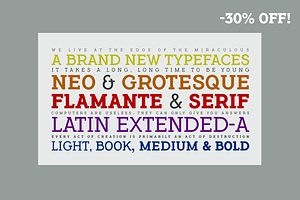 Flamante Serif -8 fonts-