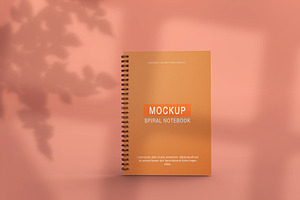 Spiral Notebook Mockup Design