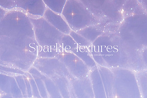 Aesthetic Sparkly Wave Water Texture