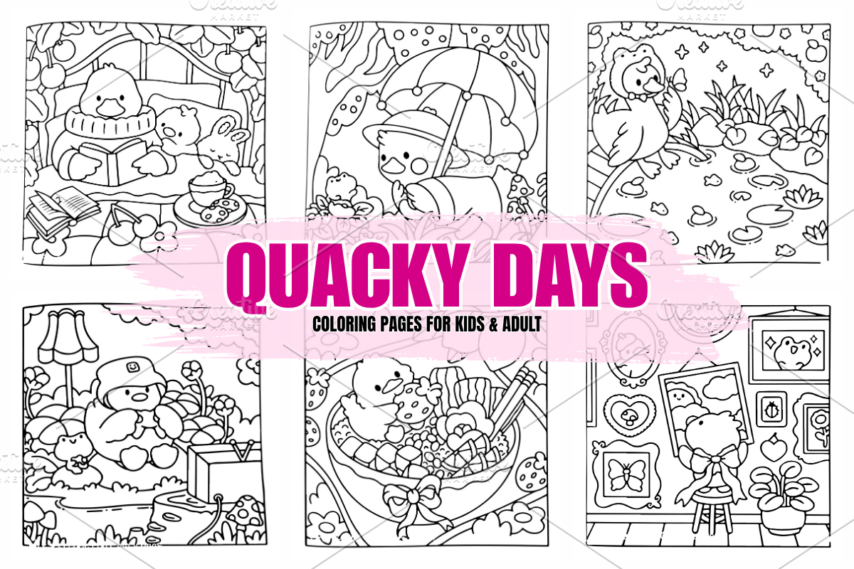 Quacky Days For Kids & Adults, a Seasonal Illustration by Coco Bloom (Photo 1 of 4)