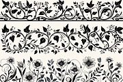 Beautiful floral decoration elements, an Illustration by Amazin_art (Thumbnail 17 of 17)