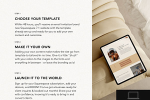 Squarespace 7.1 Template: Michelle