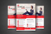 Corporate Business Flyer Template, a Flyer Template by AfzaalGraphics (Thumbnail 1 of 3)