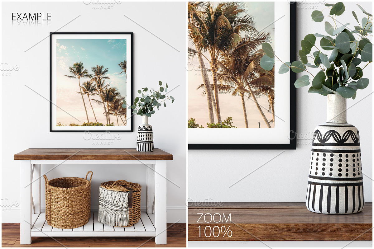 Frames&Walls Coastal Mockups Bundle, a Household Mockup by Yuri-U (Photo 6 of 30)