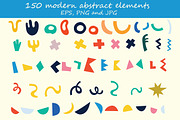 150+ Abstract graphic illustrations, a Decorative Illustration by Virinaflora (Thumbnail 6 of 15)