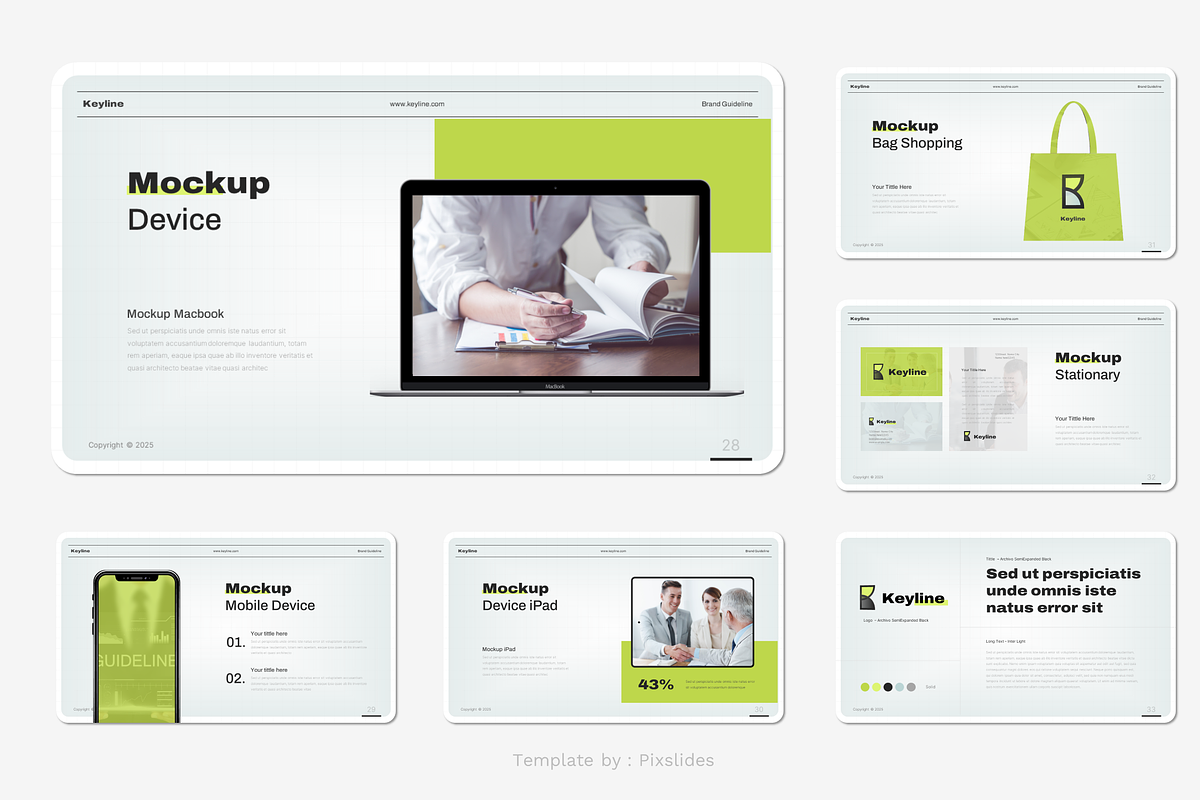 Brand Guidelines PowerPoint, a Presentation Template by Pixslides (Photo 5 of 5)