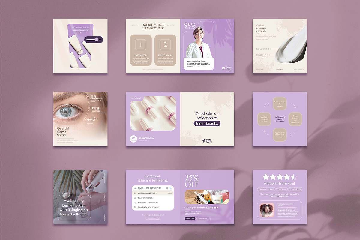 Beauty Clinic & Skincare Instagram, a Social Media Template by Louds Studio (Photo 2 of 5)