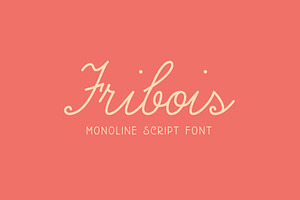 Fribois Monoline Script