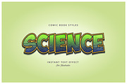 Comic and Cartoon Text Effects (AI), a Layer Style Add-On by Vector Galore (Thumbnail 6 of 11)