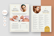Esthetician Flyer Canva Template, a Flyer Template by artbart (Thumbnail 1 of 12)