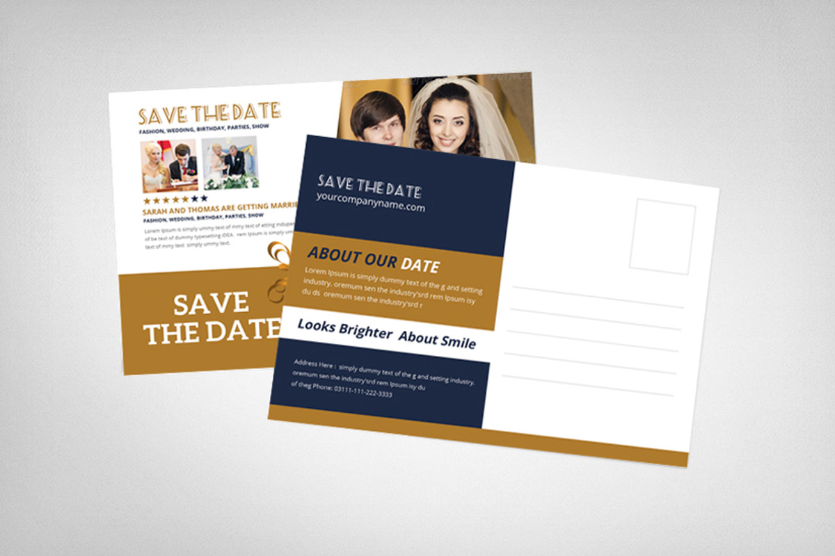 Save the Date Card, a Card Template by graphicforest (Photo 2 of 2)
