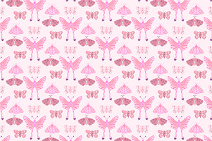 Assorted Butterfly And Moth Pattern