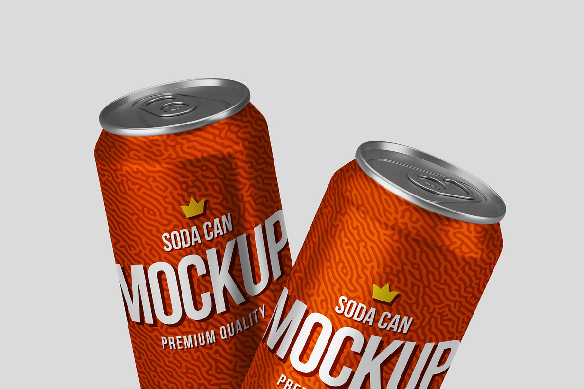 Realistic Soda Can Mock-up, a Print Template by Propex (Photo 2 of 19)