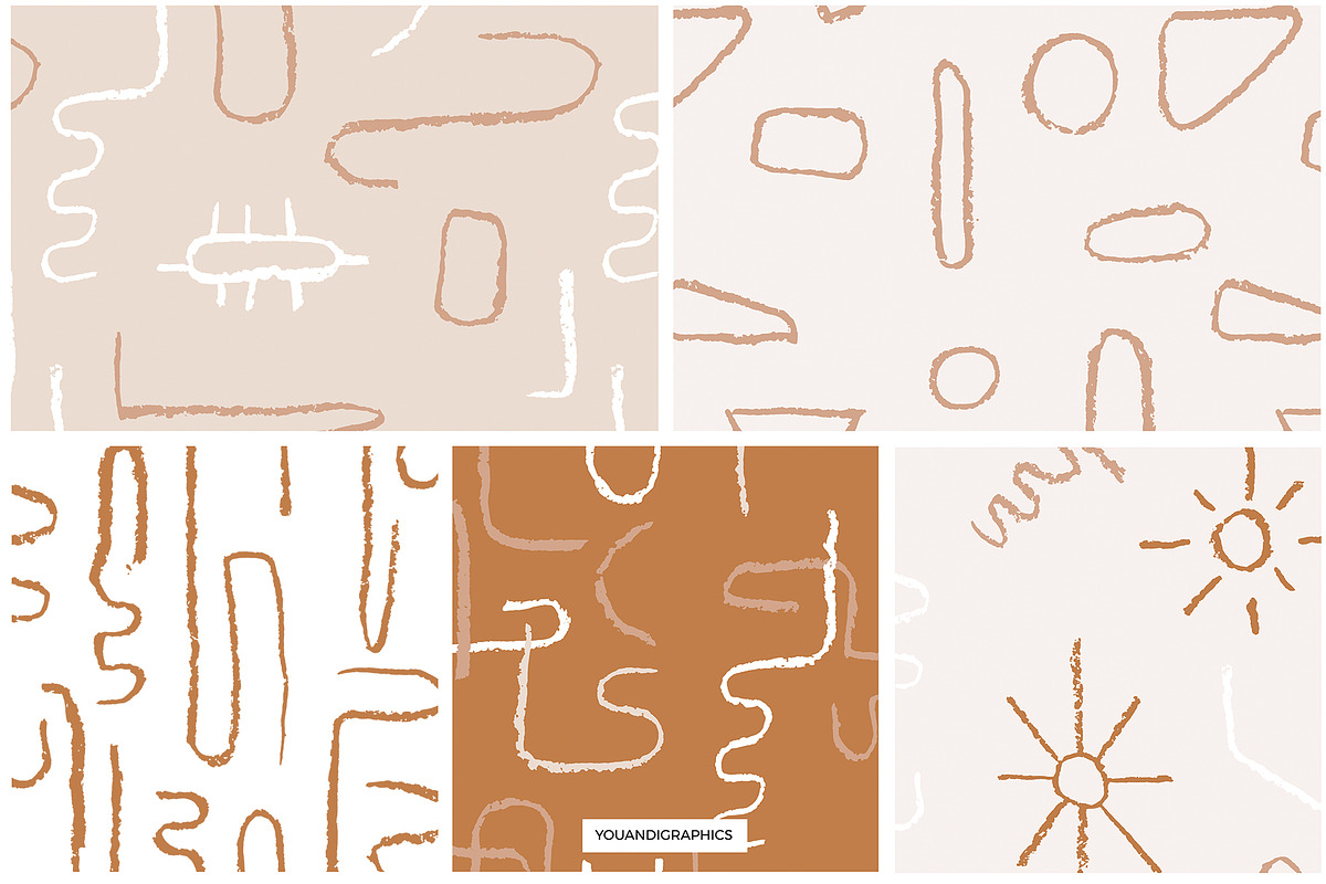 Abstract Boho Patterns, a Pattern Graphic by Youandigraphics (Photo 12 of 16)