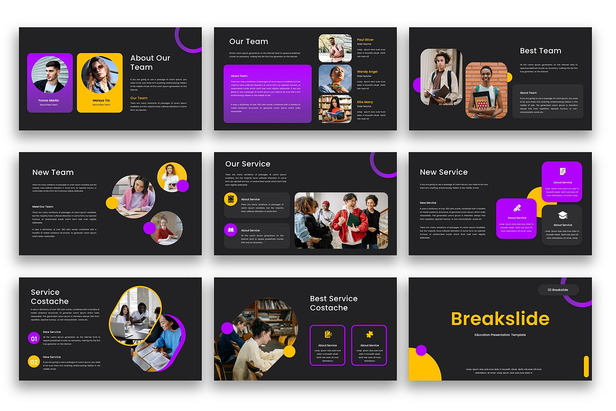 Castache – Education  PowerPoint, a Presentation Template by kreatifreya (Photo 2 of 5)