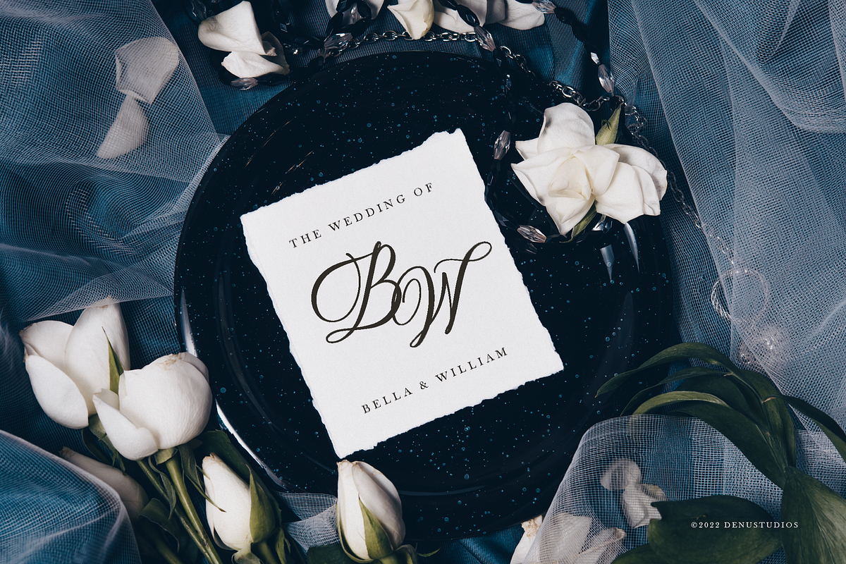 Aurelaydi | Elegant Calligraphy, a Script Font by Denustudios (Photo 8 of 12)