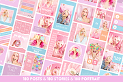 Bright Pastel Instagram Templates, a Social Media Template by SunshineStudioBoutique (Thumbnail 5 of 10)