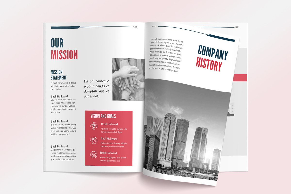 Corporate Brochure Template, a Brochure Template by graphypix (Photo 4 of 8)