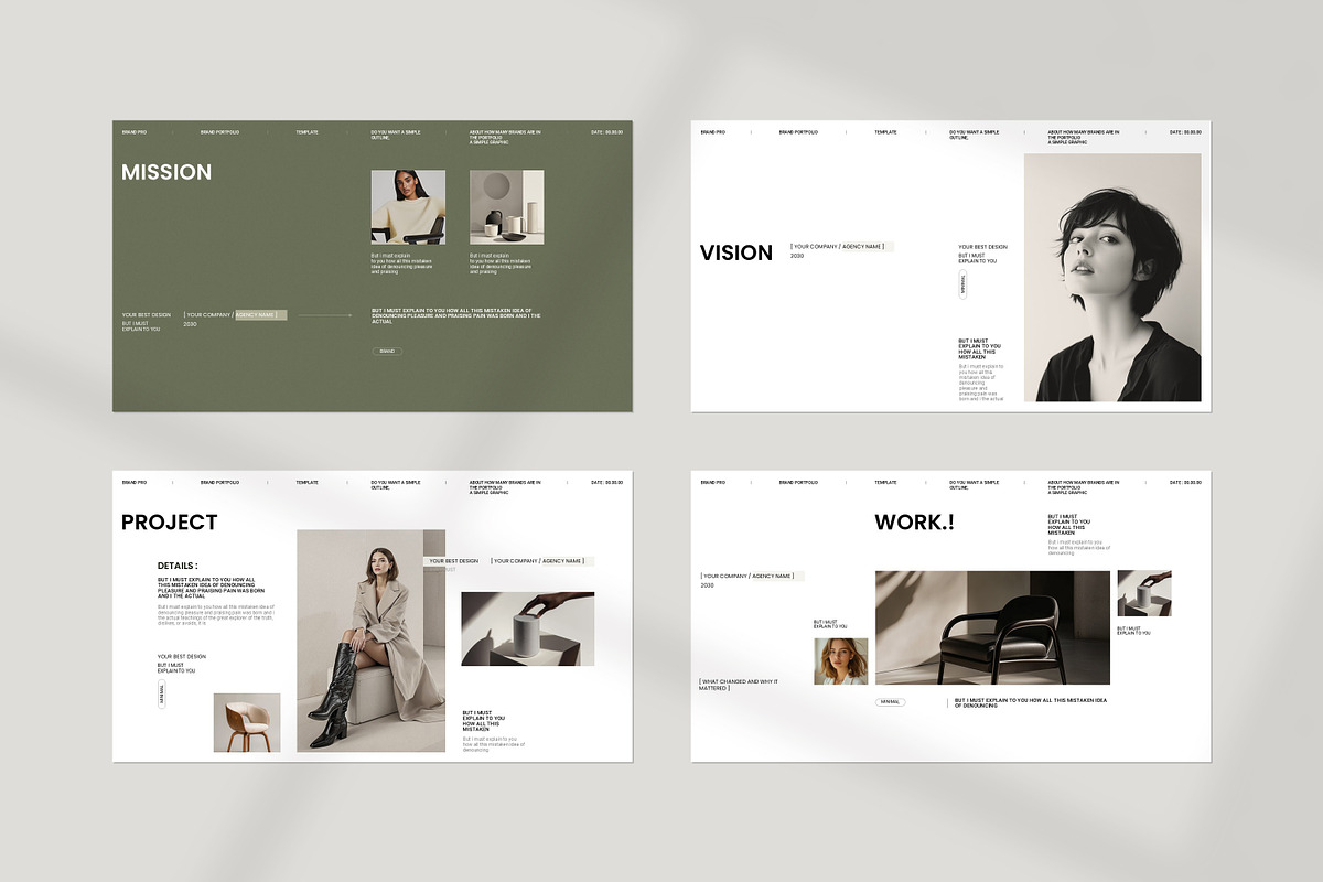 Hana Portfolio Presentation Template, a Presentation Template by PrintIdea (Photo 3 of 7)