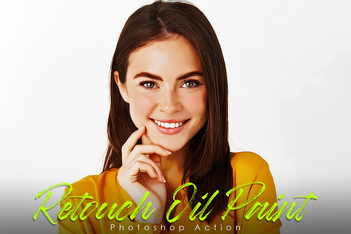 Retouch oil paint Photoshop Action, an Action Add-On by Vatdesign (Photo 1 of 3)