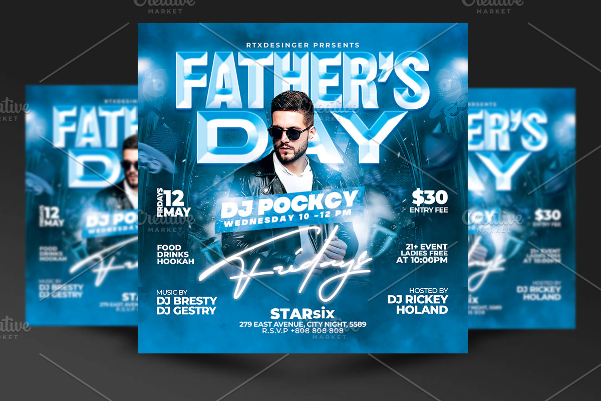 Fathers Day Flyer, a Flyer Template by RTXdesinger99 (Photo 1 of 3)