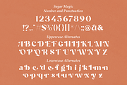 Sugar Magic, a Sans Serif Font by zeenesia (Thumbnail 23 of 25)