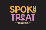 Spoky Treat - Cute Handwritten Font, a Handwritten Font by SaktiAvellin (Thumbnail 1 of 6)