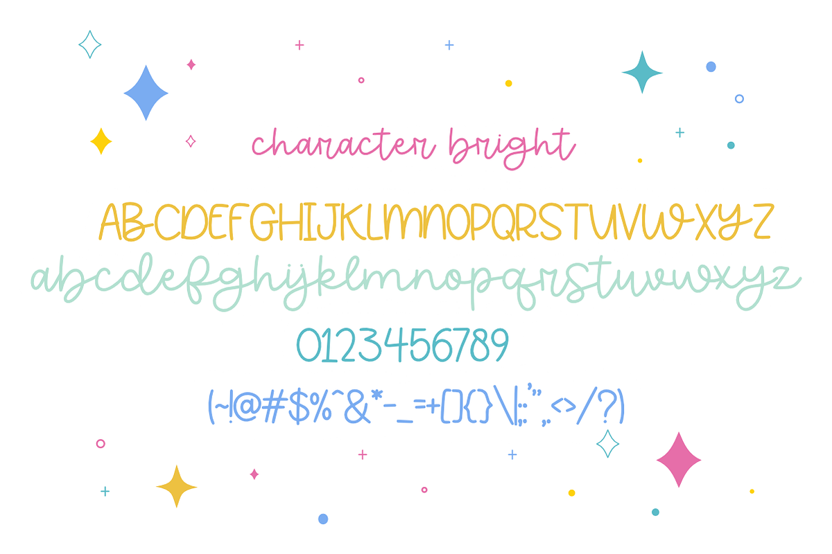 Crayons Bright - Cute Font Duo, a Handwritten Font by SaktiAvellin (Photo 7 of 8)