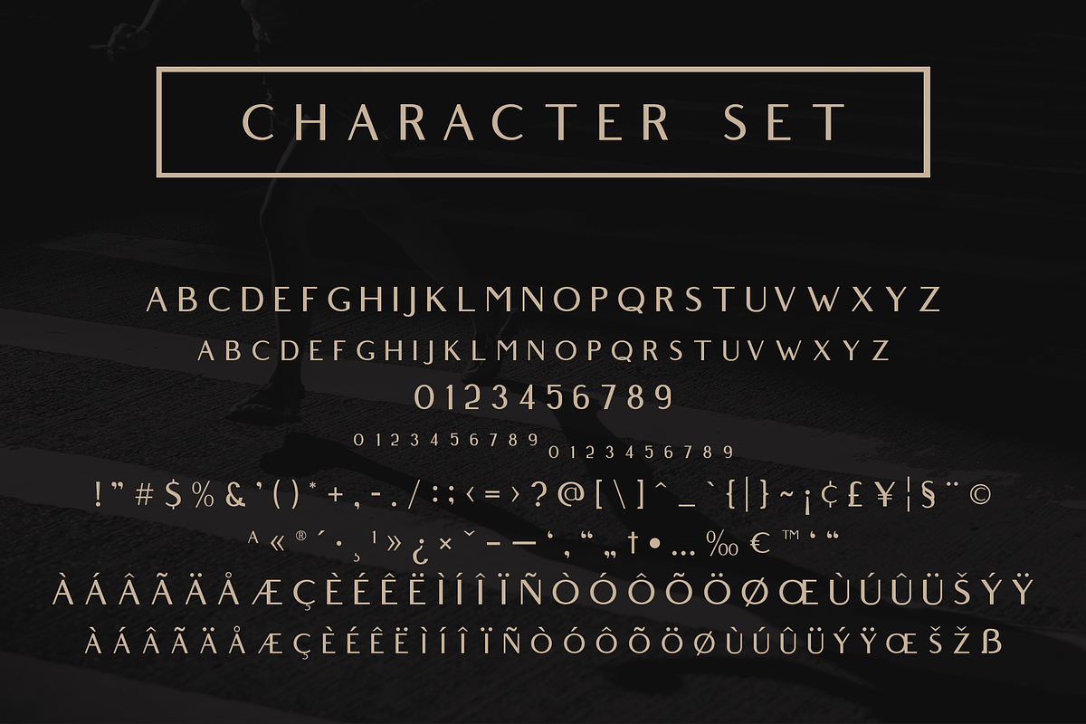 Belgium Font Family preview 8