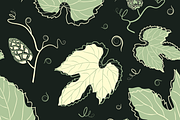 Seamless Luxurious Leaf Patterns, a Pattern Graphic by ThePhoton (Thumbnail 17 of 18)