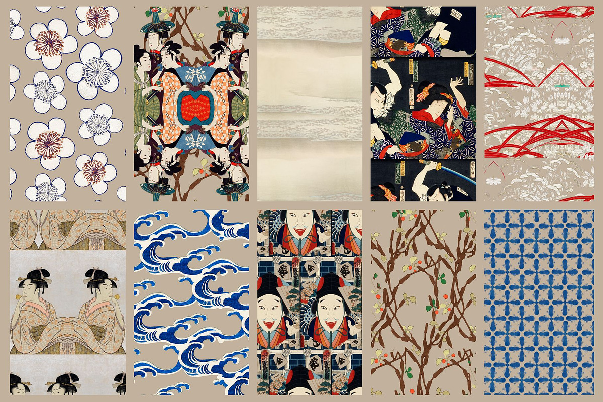 Vintage Japan Seamless Pattern 2, a Pattern Graphic by ARTOZEN DIGITAL (Photo 13 of 18)