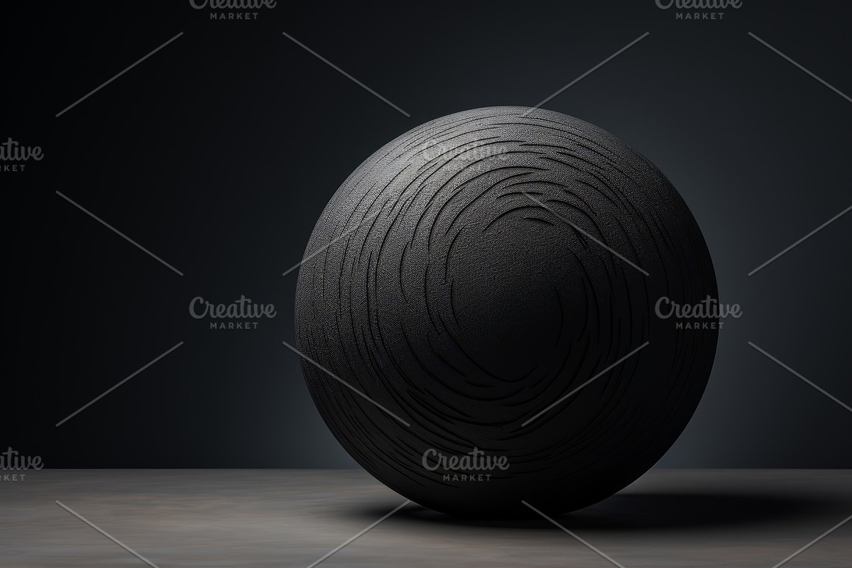 41 Black spheres illustrations, an Object Illustration by Handmadefont (Photo 32 of 41)