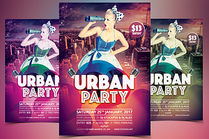 Urban Party - PSD Flyer Template