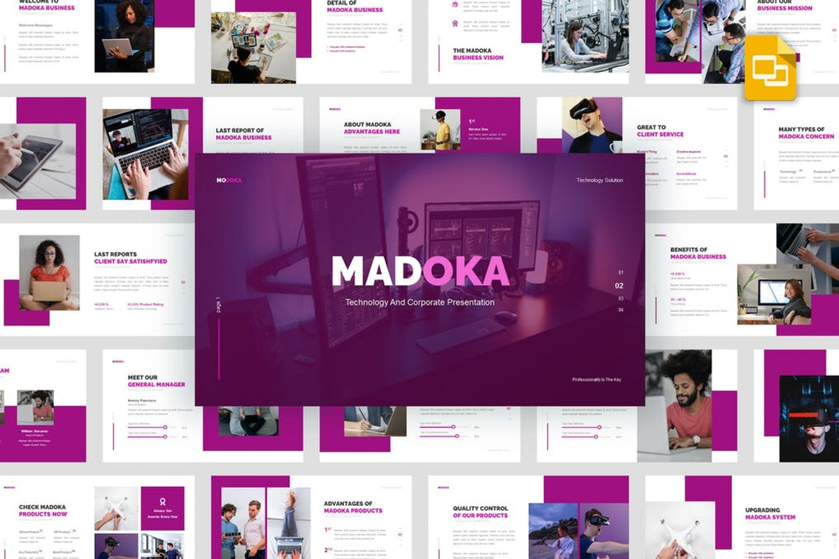 Madoka - Technology Corporate GSL, a Presentation Template by PuriCreative (Photo 1 of 5)