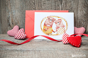 Cozy Valentines Day. Lovely bears, an Animal Illustration by UlitkaStudio (Thumbnail 16 of 20)
