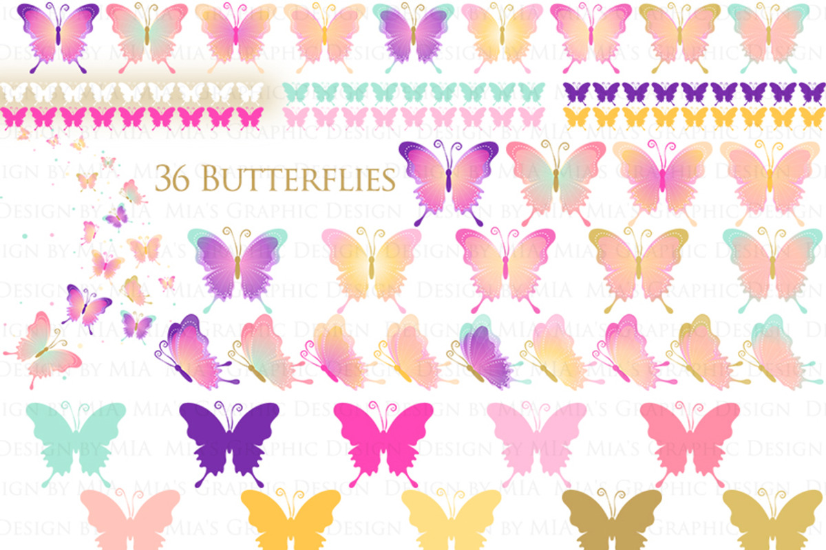 Butterflies and Flowers, an Illustration by Mia's Graphic Design (Photo 6 of 11)