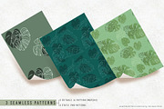 Monstera Leaf Vectors and Patterns, an Object Graphic by Fire Spark Studio (Thumbnail 5 of 6)