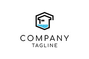 Home and water logo design, an Object Graphic by nicemorning (Thumbnail 1 of 2)