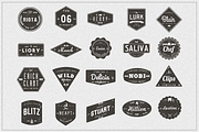 20 Vintage Badge/Logos Template V_01, a Branding & Logo Template by N_thirteen (Thumbnail 3 of 4)