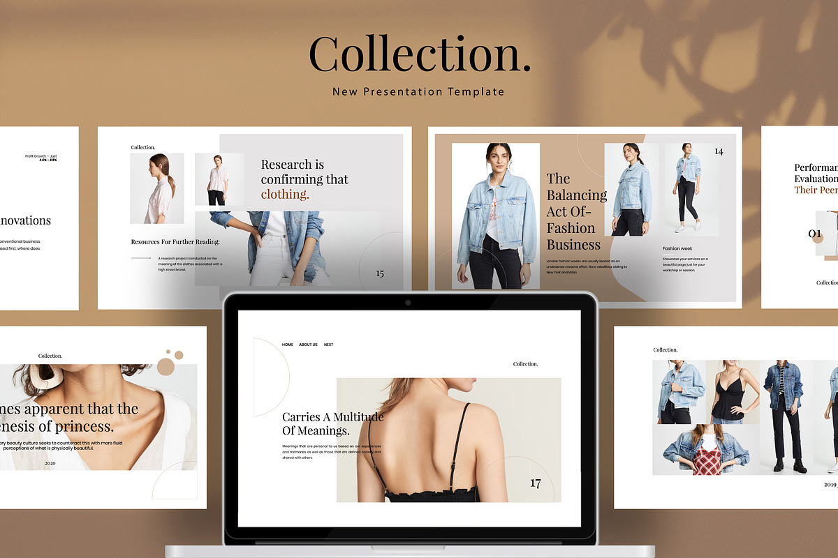 Collection - Fashion Keynote, a Presentation Template by Dirtytemp Studio (Photo 1 of 11)