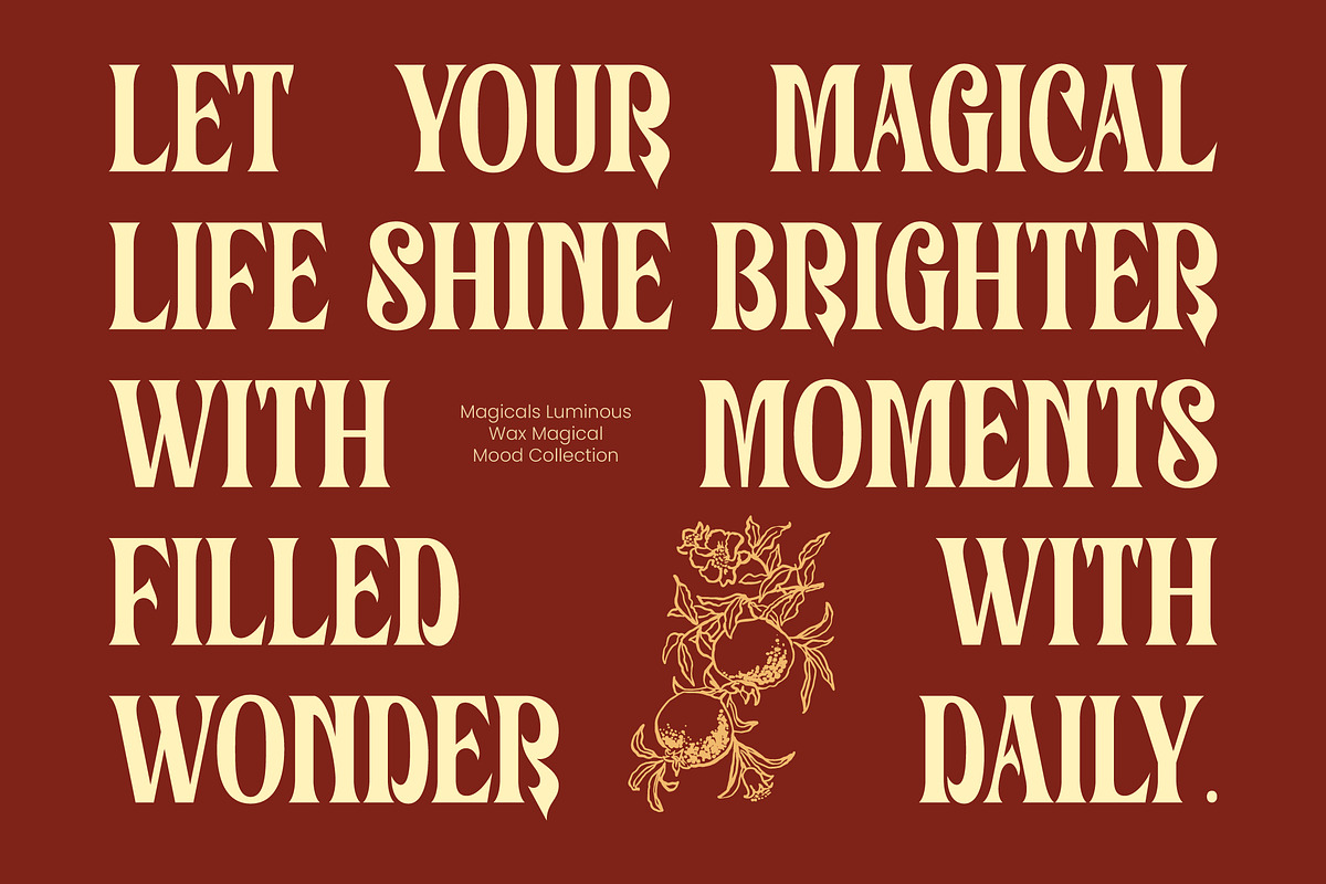 Cahileros Retro Bold Serif Font, a Serif Font by timelesstype.co (Photo 13 of 20)
